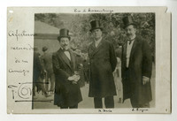 Rubén Darío, Francisco Contreras y Leopoldo Lugones
