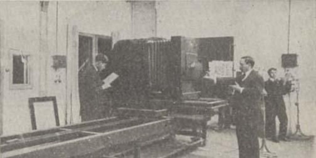 Fotograbado de El Mercurio de Valparaíso, ca. 1918
