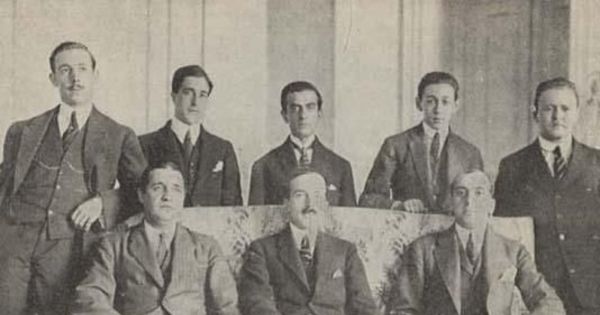 Personal de la Administración de El Mercurio, ca. 1918