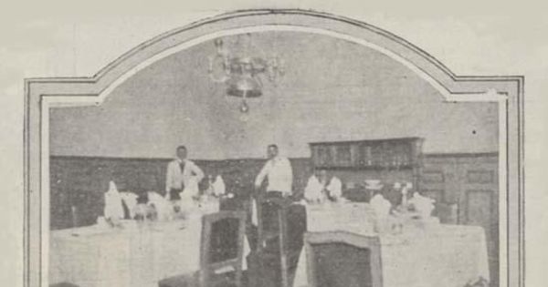 Comedores de El Mercurio, ca. 1918
