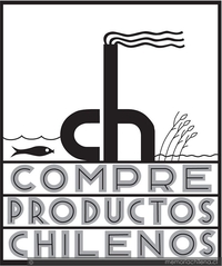 Compre productos chilenos: imagen gráfica utilizada durante el Gobierno de Carlos Ibáñez del Campo para el fomento de la industria nacional.