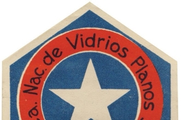 Fca. Nacional de vidrios planos: marca inscrita por la Fábrica Nacional de Vidrios Planos S.A., en 1952.