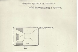 Solicitud para la concesión exclusiva de un modelo industrial para receptor de televisión, 1977