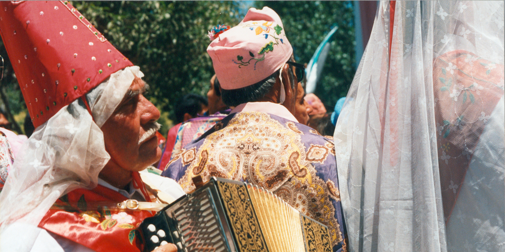 Baile de turbantes en la Fiesta de la Virgen de Andacollo, diciembre, 1996