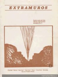 Extramuros : revista internacional de poesía : n° 3, 1983