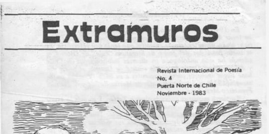 Extramuros : revista internacional de poesía : n° 4, noviembre 1983