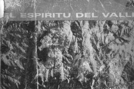 Espíritu del Valle : revista semestral de poesía y crítica : n° 1, diciembre 1985