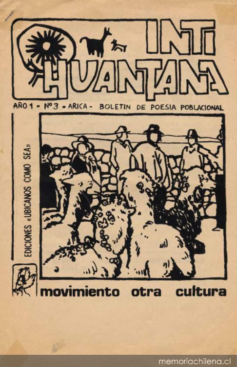 Inti Huantana : boletín de poesia poblacional : año 1, n° 3, 1988