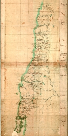 Mapa de Chile, Claudio Gay