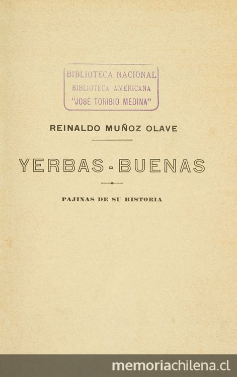 Yerbas-Buenas: Linares i San Javier : pájinas de su historia