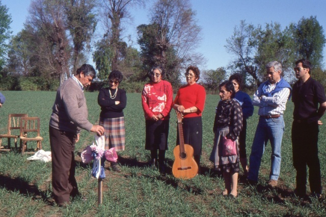 Cruz de trigo, Yungay, 1989