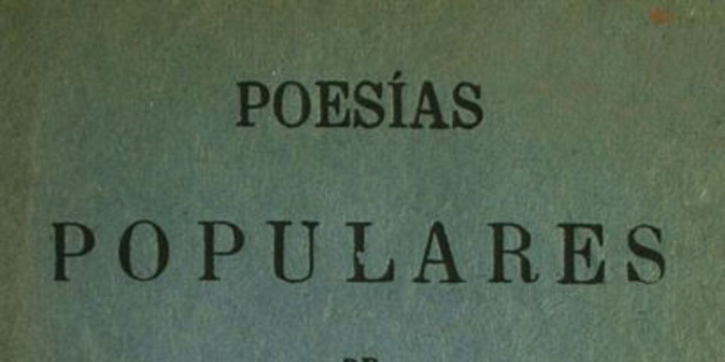 Poesias populares: tomo 9
