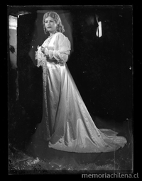 Rayén Quitral, soprano chilena, ca. 1945
