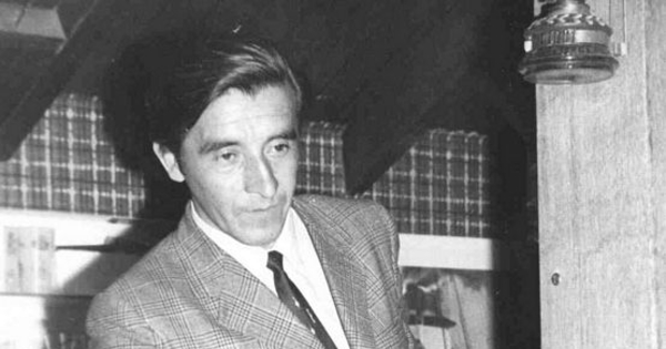 Rolando Cárdenas en la casa de Enrique Moletto, 1979
