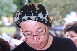 Pedro Lemebel en la Fiesta de la Cultura, 29 de septiembre 2002