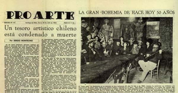 Pro Arte: números 161-165, 30 de julio a 23 de noviembre de 1953