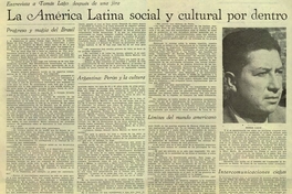 La américa latina social y cultural por dentro