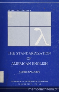 The standardization of American English