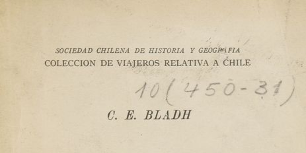 La República de Chile : 1821-1851
