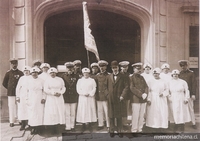 Creación de la Cruz Roja de Mujeres, Punta Arenas, 1912