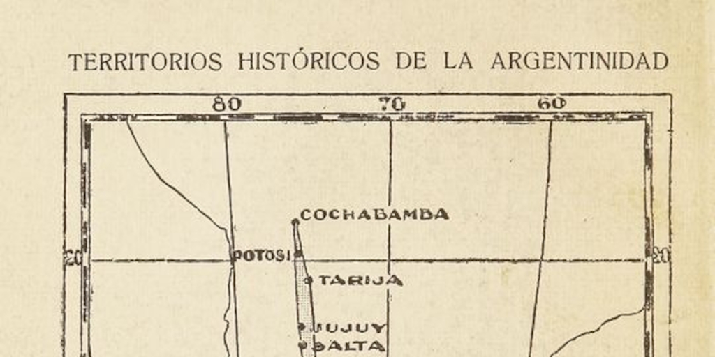Territorios históricos de la argentinidad entre 1810 y 1816
