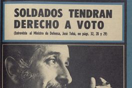 Portada Chile hoy, año 2, número 55, junio 1973