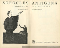 Portadilla de Antígona de Sófocles, 1968
