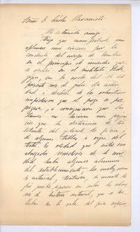 [Carta], 1906 jul. 24 Santiago, Chile <a>Carlos Olavarrieta