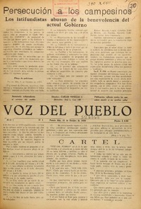 Voz del Pueblo (Puente Alto, Chile : 1939)
