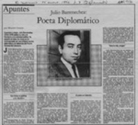 Julio Barrenechea, poeta diplomático