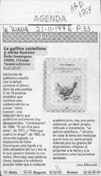 La gallina castellana y otros huevos  [artículo] Lina Meruane.