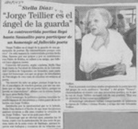 "Jorge Teillier es el ángel de la guarda"  [artículo].