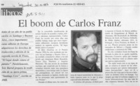 El boom de Carlos Franz  [artículo] Javier Ibacache V.