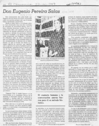 Don Eugenio Pereira Salas  [artículo] Regina Claro Tocornal.