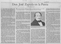 Don José Zapiola en la patria