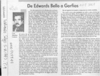 De Edwards Bello a Garfias  [artículo] Luis Sánchez Latorre.