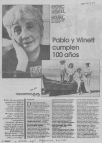 Pablo y Winett cumplen 100 años