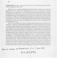 Historia y antropología en la Isla de la Laja  [artículo] Luis Carlos Parentini.