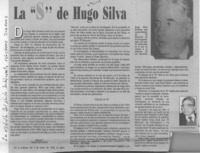 La "S" de Hugo Silva  [artículo] Floreal Recabarren Rojas.