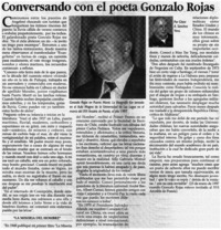 Conversando con el poeta Gonzalo Rojas