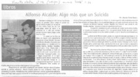 Alfonso Alcalde, algo más que un suicida