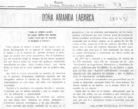 Doña Amanda Labarca