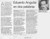 Eduardo Anguita en dos palabras