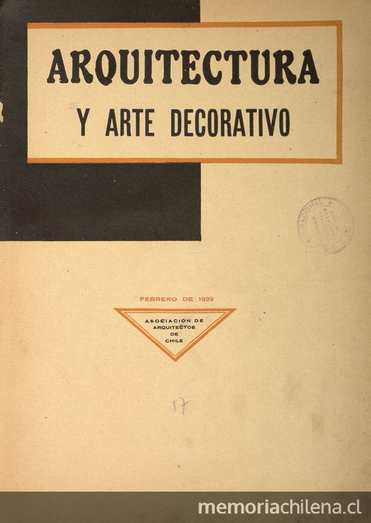 Arquitectura y arte decorativo. Año 1, número 2, febrero de 1929