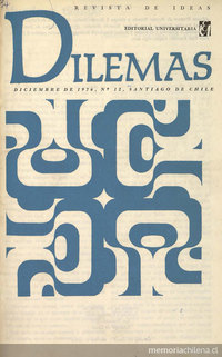 Revista Dilemas. Número 12, diciembre de 1976
