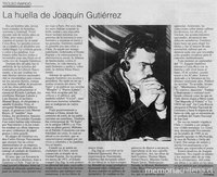La huella de Joaquín Gutiérrez