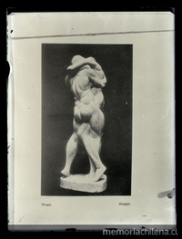 Detalle de escultura Grupo, 1924