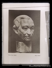 Detalle de busto de Arno Nadel, 1924
