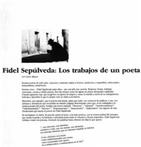 Fidel Sepúlveda, los trabajos de un poeta