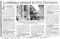 La biblioteca personal de Delia Domínguez